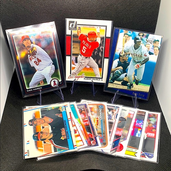 Topps Other - Los Angeles Angels Baseball Trading Card Collection Albert Pujols Chili Davis